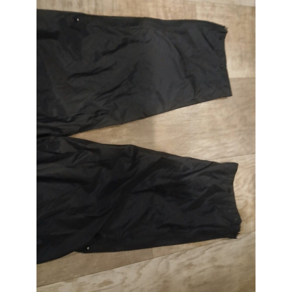 Stearns Dry Wear Pants Mens LARGE Black Rain Mesh Lined Snap Outdoor Waterproof - Picture 13 of 13